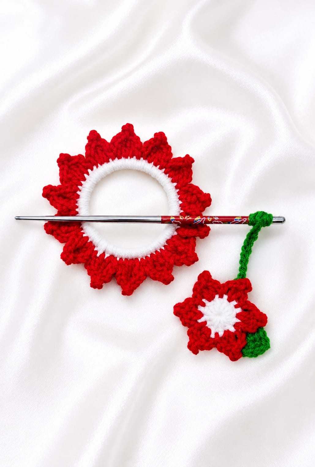 Crochet Hair Bun Pin